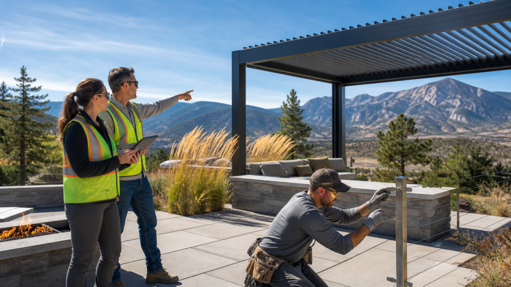 Designing Outdoor Living Spaces for Colorado’s Foothills Wind