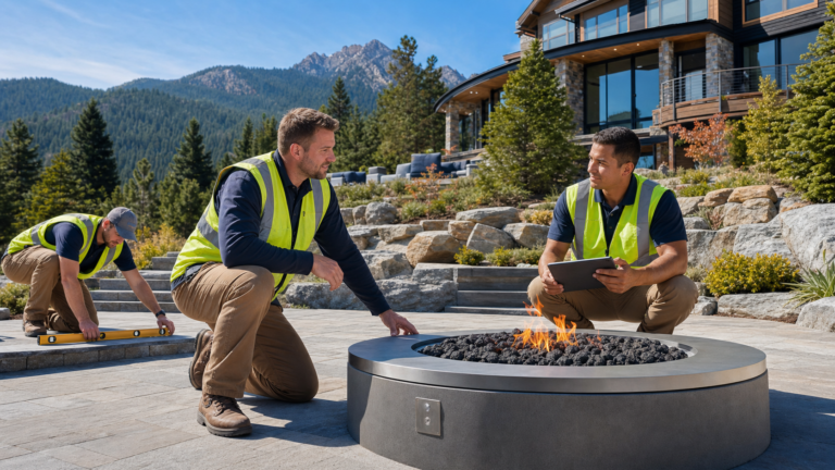 Evaluating Luxury Fire Pit Installation in Colorado’s Foothills