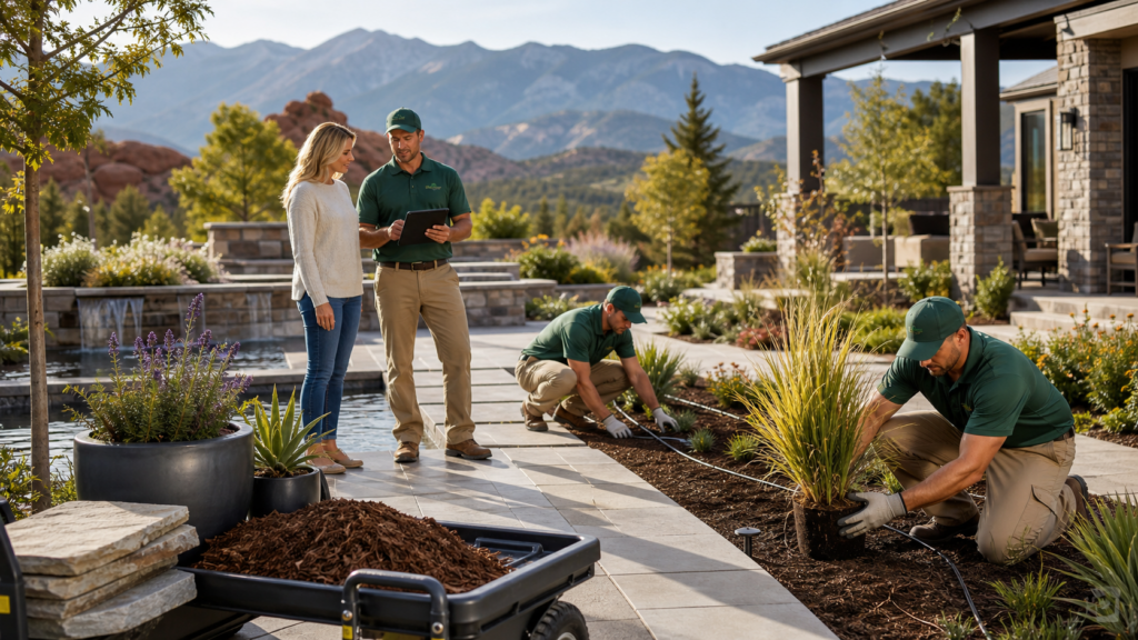 Luxury Landscaping Service Tiers in Colorado’s Foothills