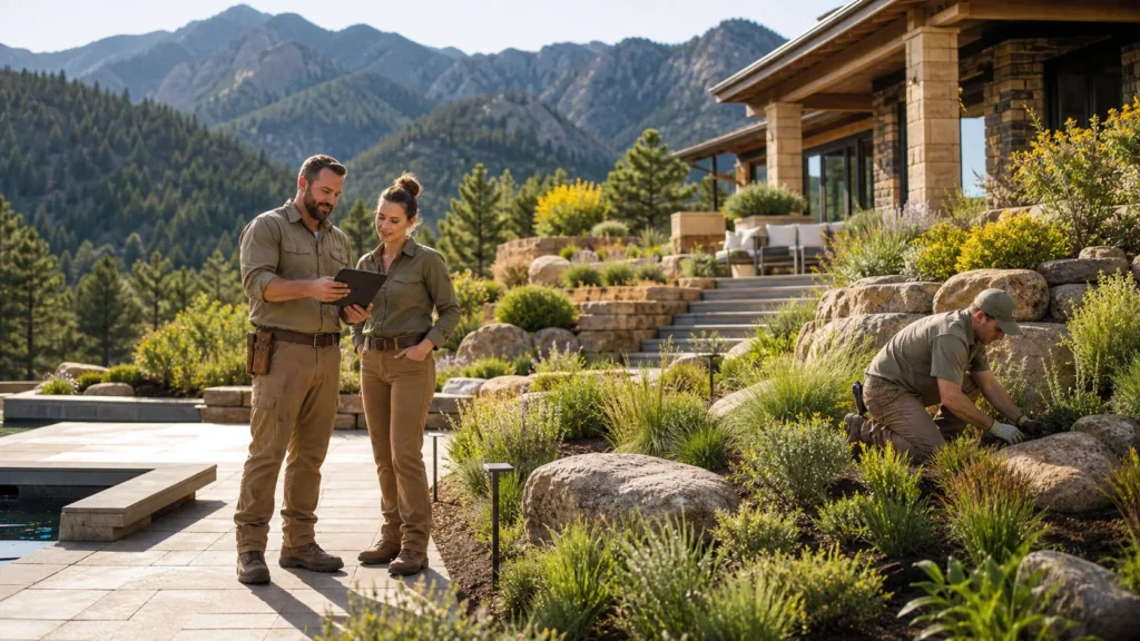 Luxury Landscape Contractors in Colorado’s Foothills: What to Hire Them