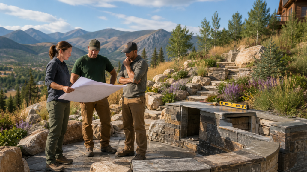 Questioning Outdoor Kitchen Installation on Colorado Slopes