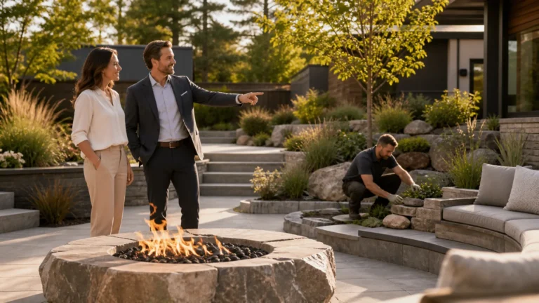 Questions About Backyard Landscaping Around a Luxury Fire Pit